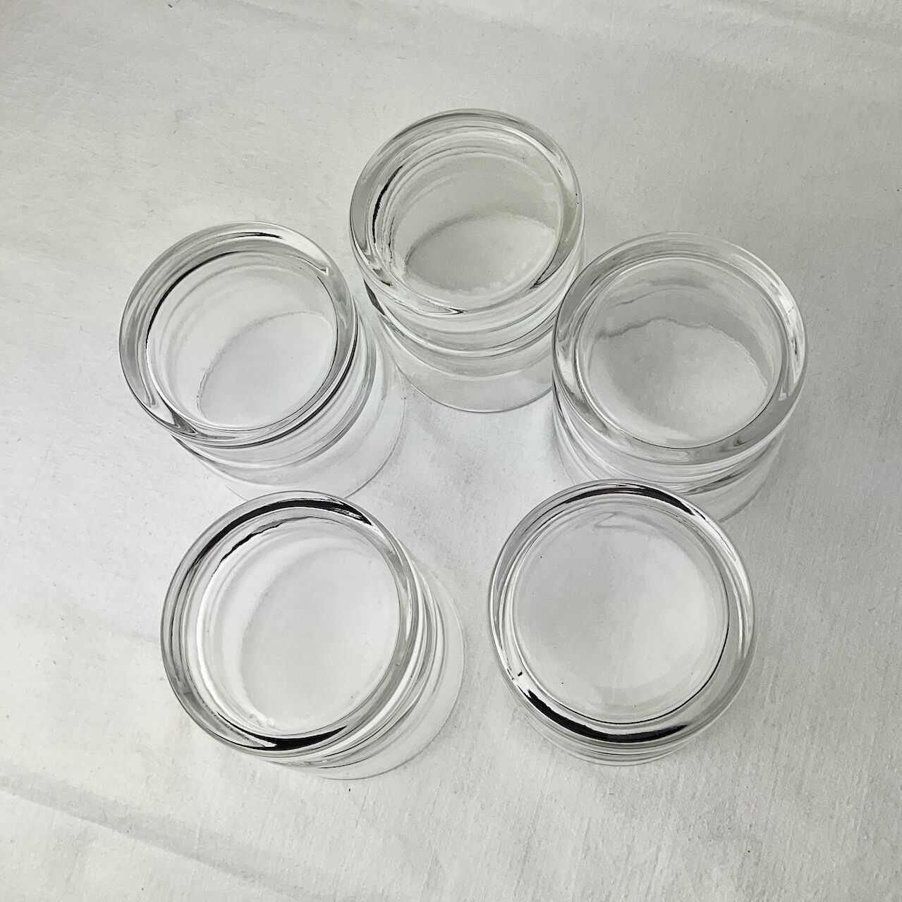 Set of 5 glasses with vintage aperitif 70'