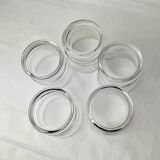 Set of 5 glasses with vintage aperitif 70'