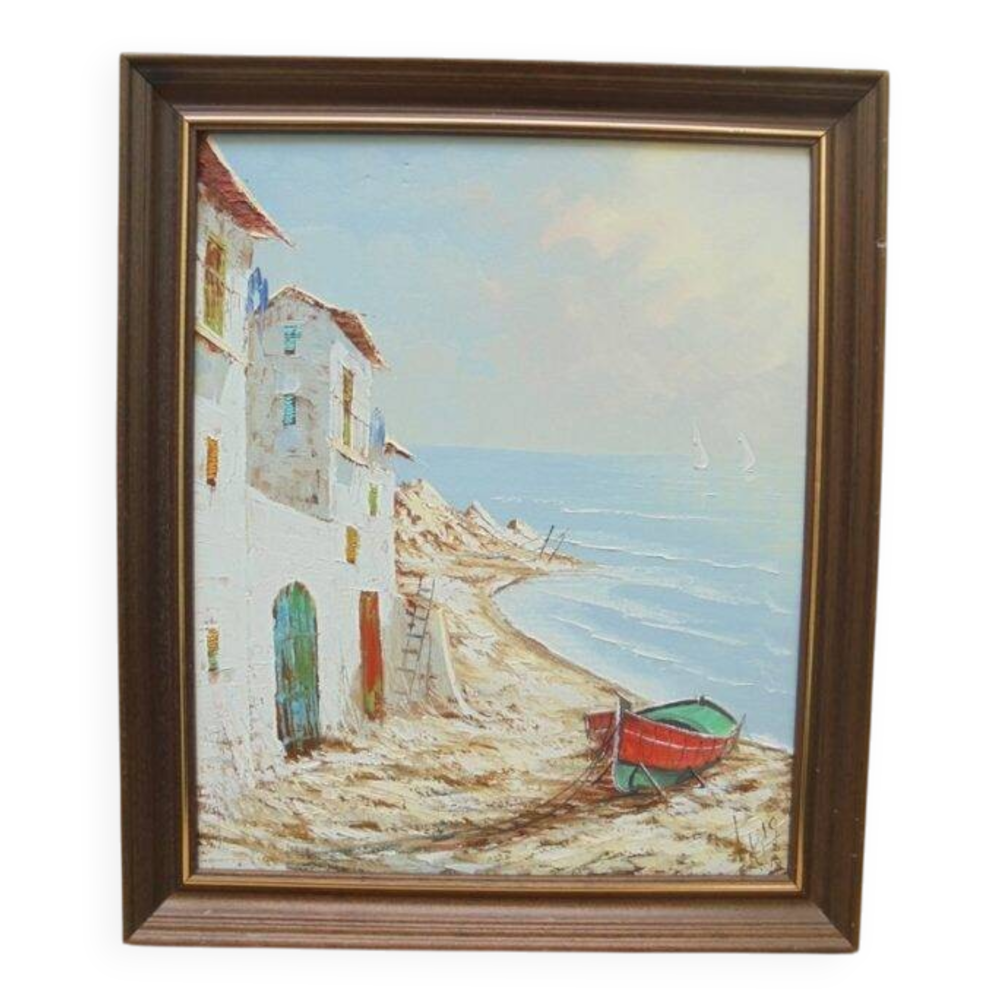 Painting – Seaside Village