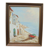 Painting – Seaside Village