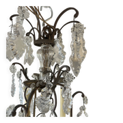 Crystal pendant chandelier 19th century