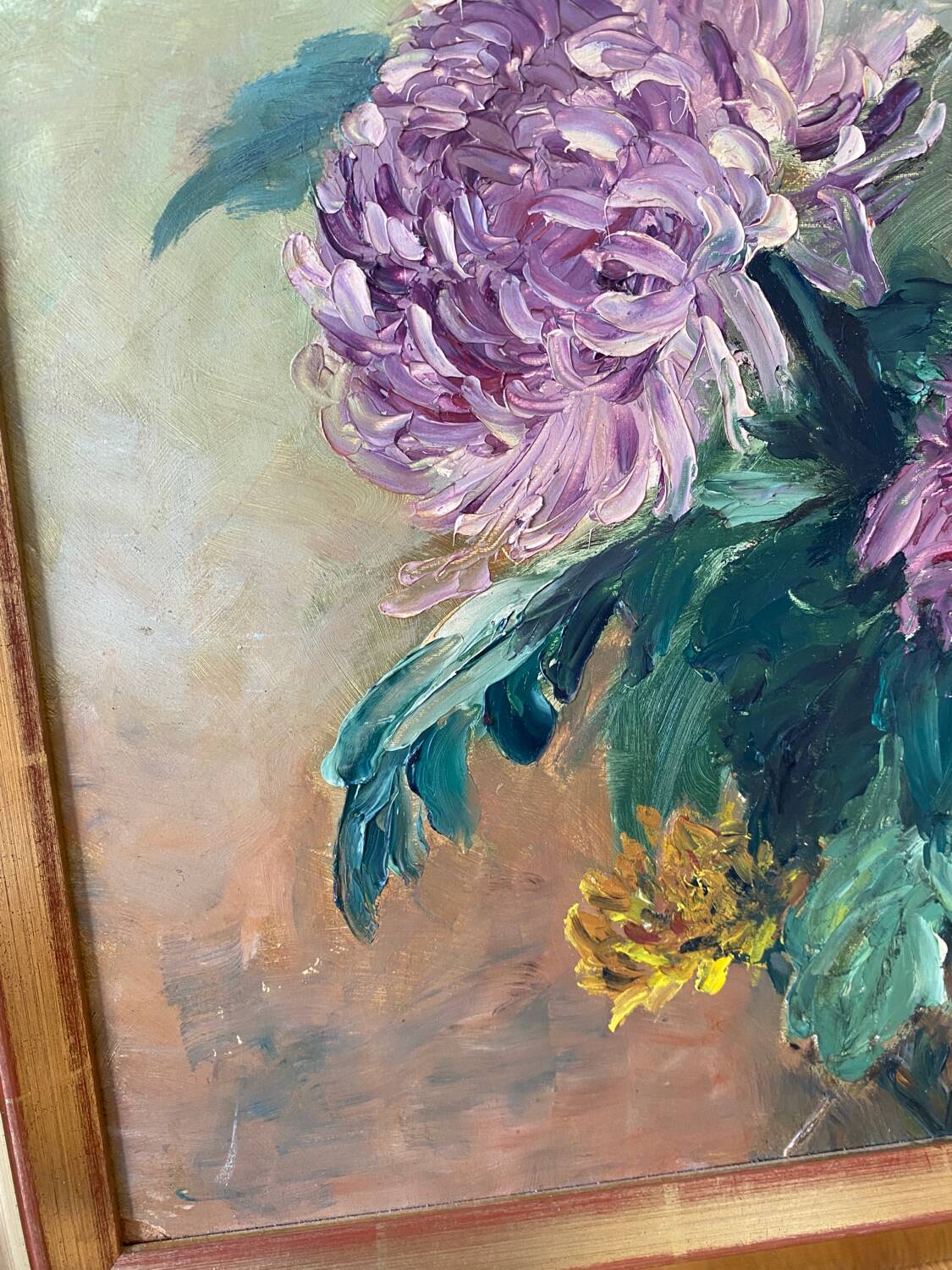 Flower bouquet painting