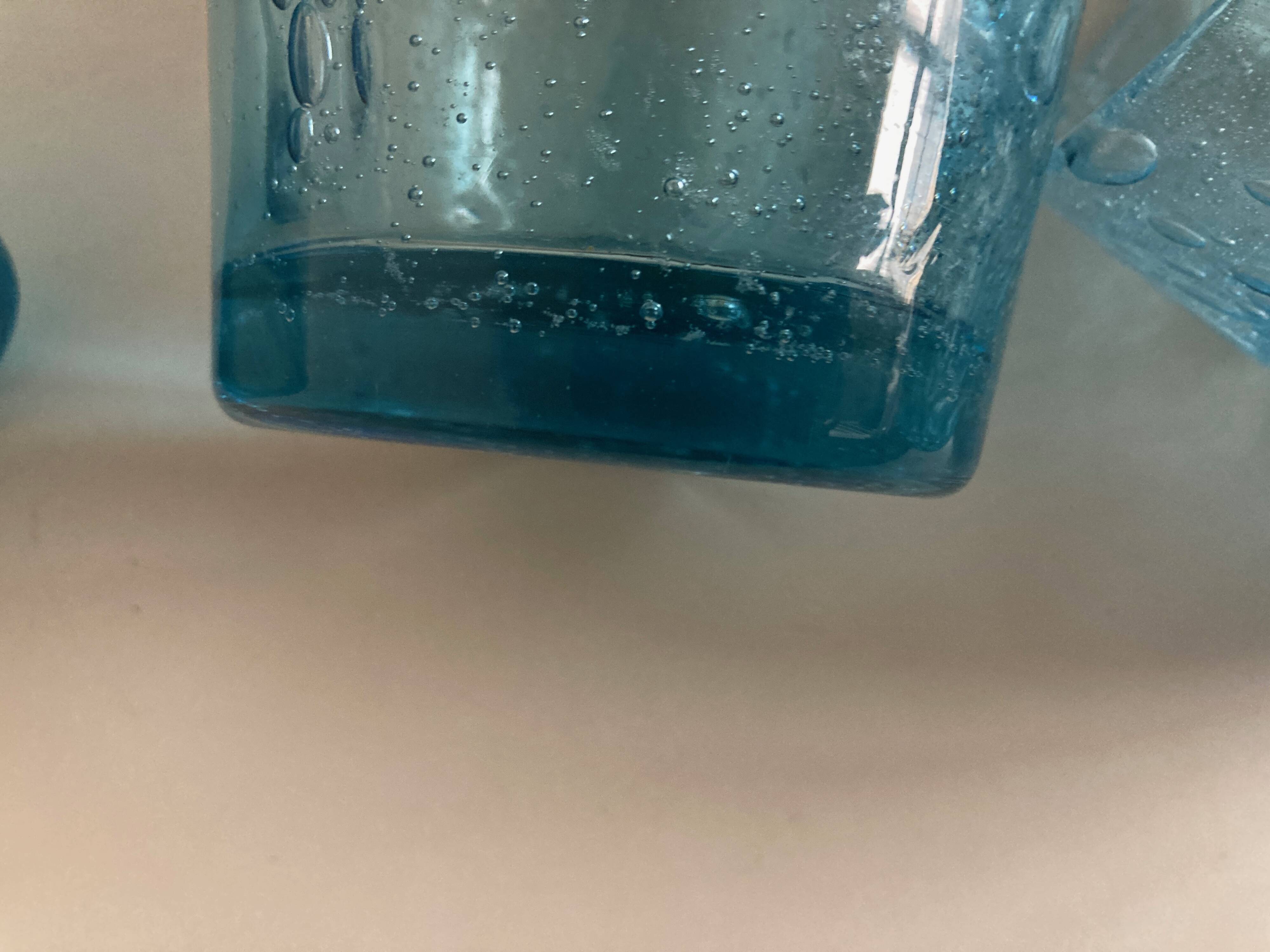 Set of 6 XXXL bubble glass cups from Biot