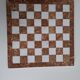 Ensemble d’échecs en marbre allemand vintage, échiquier moderne en pierre du milieu du siècle, 1970