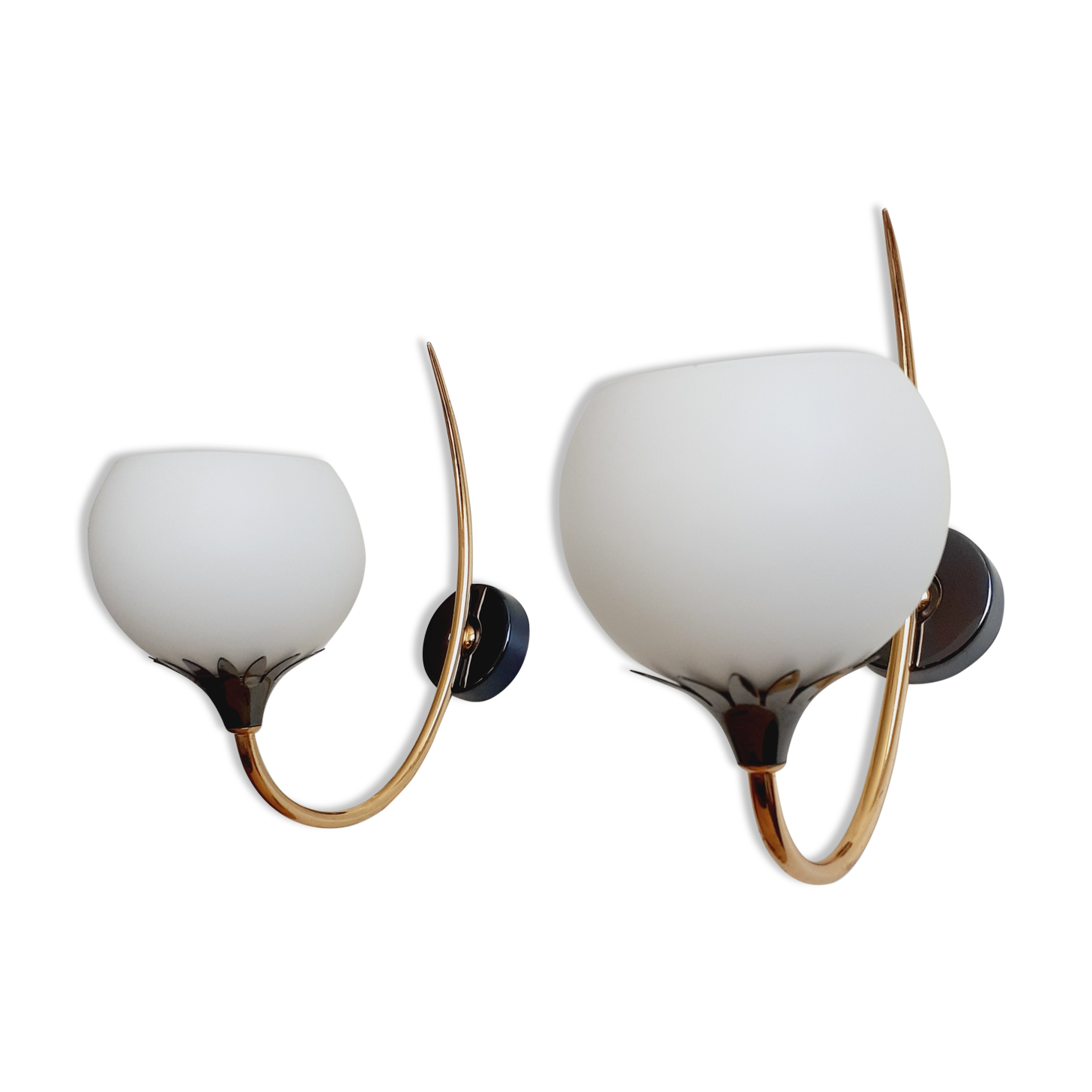 Paire d 'appliques années 60