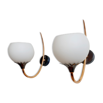 Pair of wall lamps 60s
