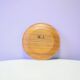 Assiette de service en teck vintage