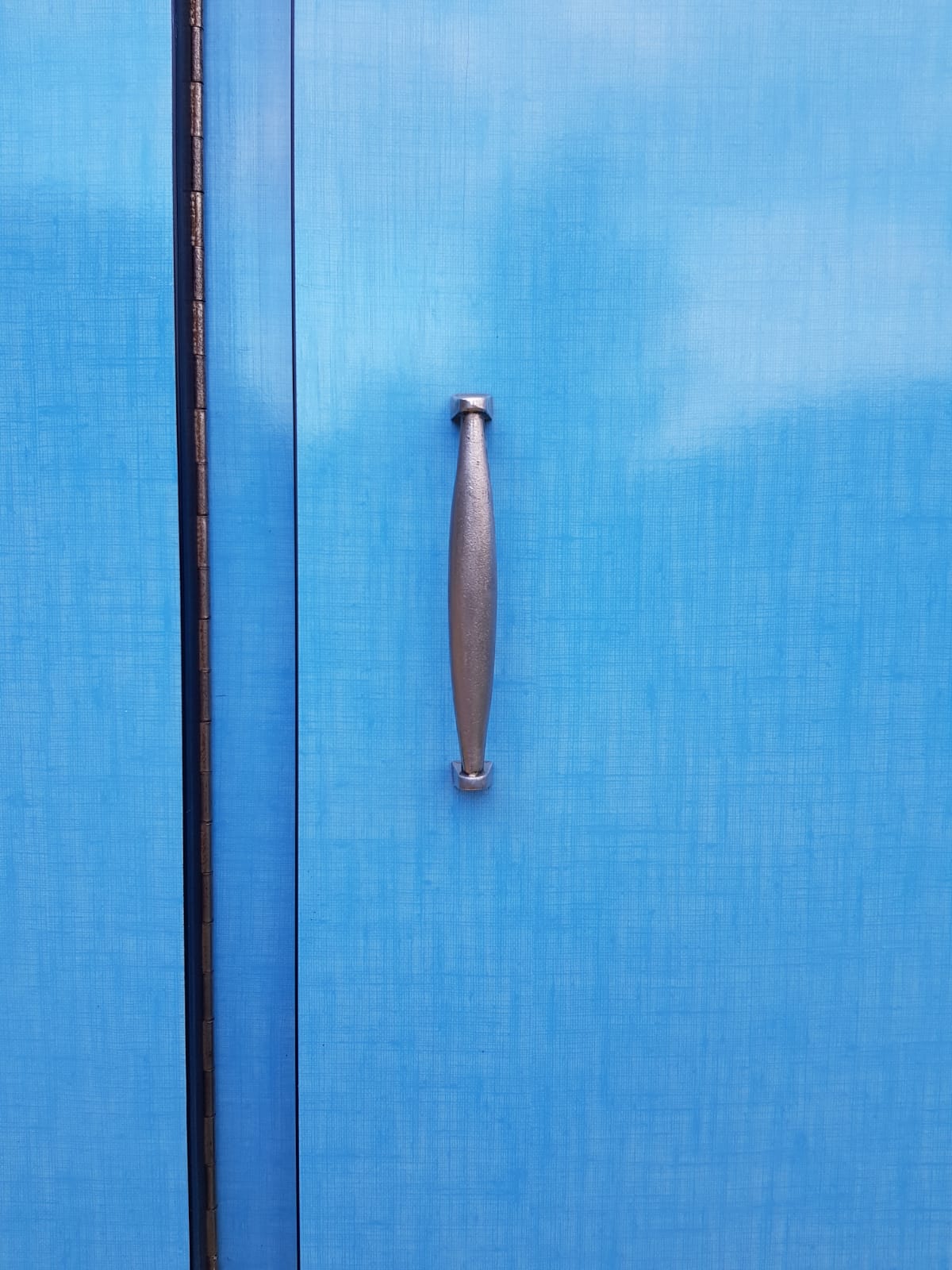 Buffet Formica blue and yellow years 60