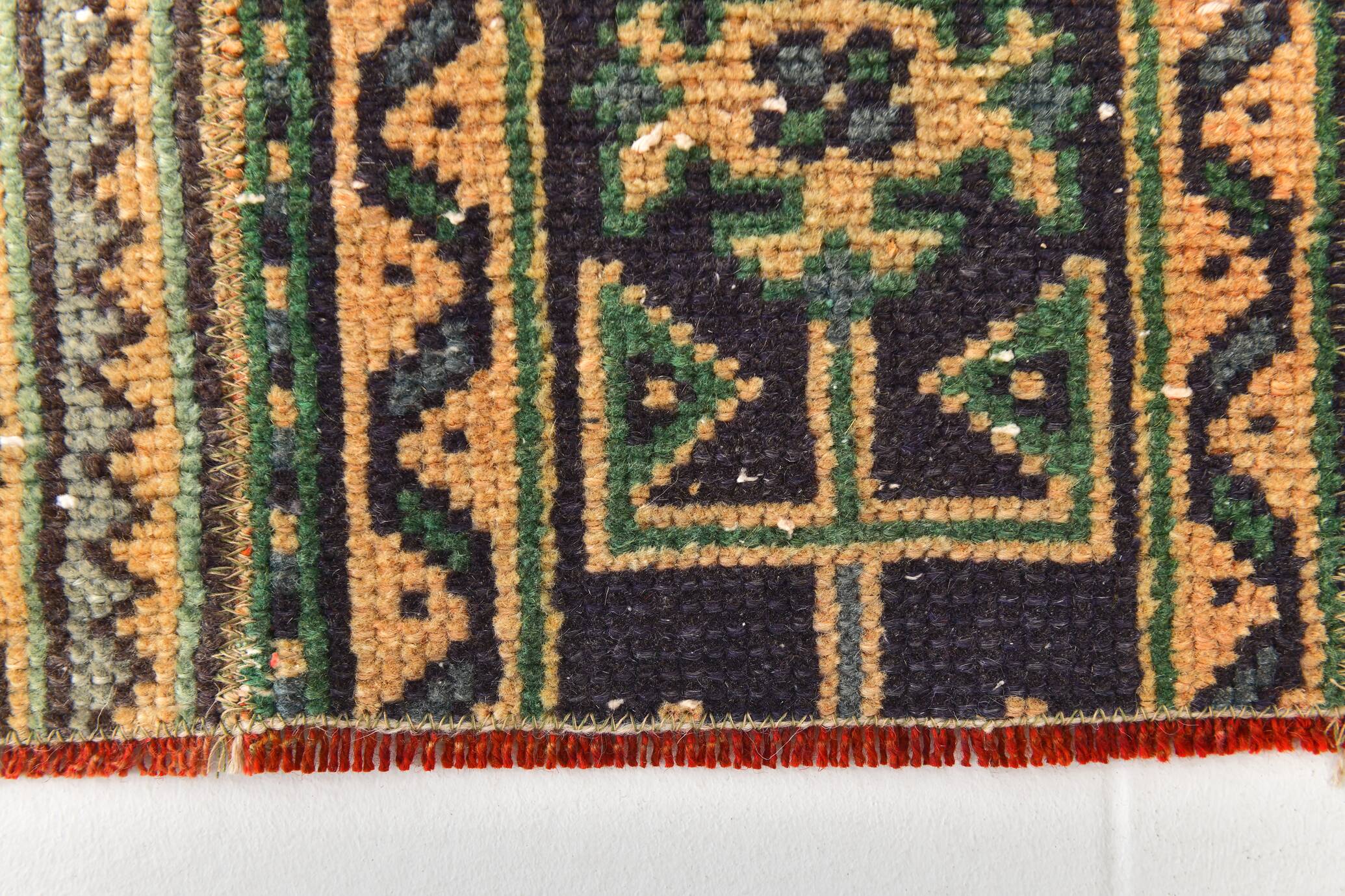 3x10 Rug For Kitchen Navy Blue Turkish Runner Rug, 82x303Cm SKU 24963