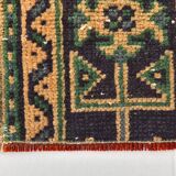 3x10 Rug For Kitchen Navy Blue Turkish Runner Rug, 82x303Cm SKU 24963