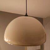 Polymethacrylate mushroom pendant light - 1970s