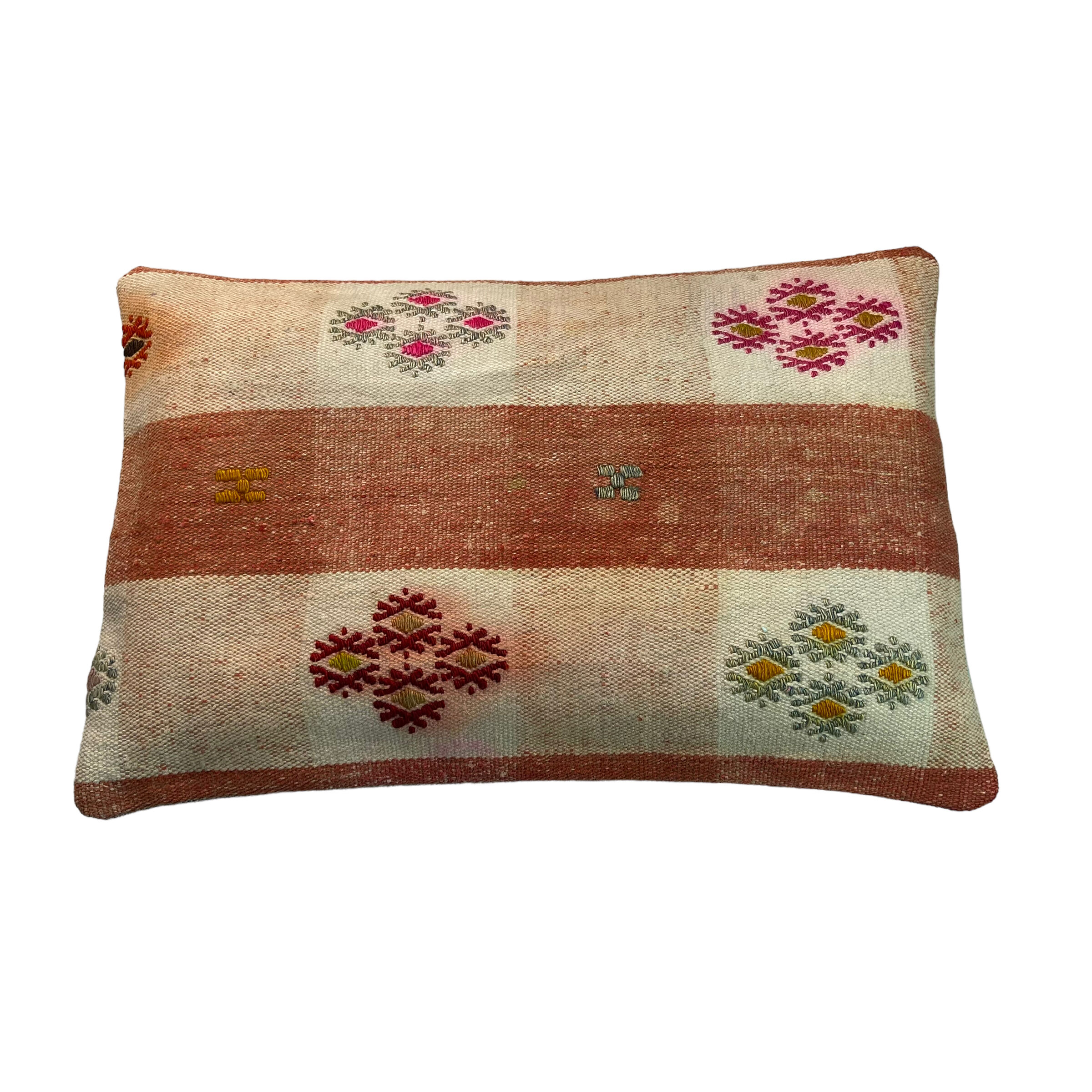 Housse de coussin kilim turc vintage 30x50cm