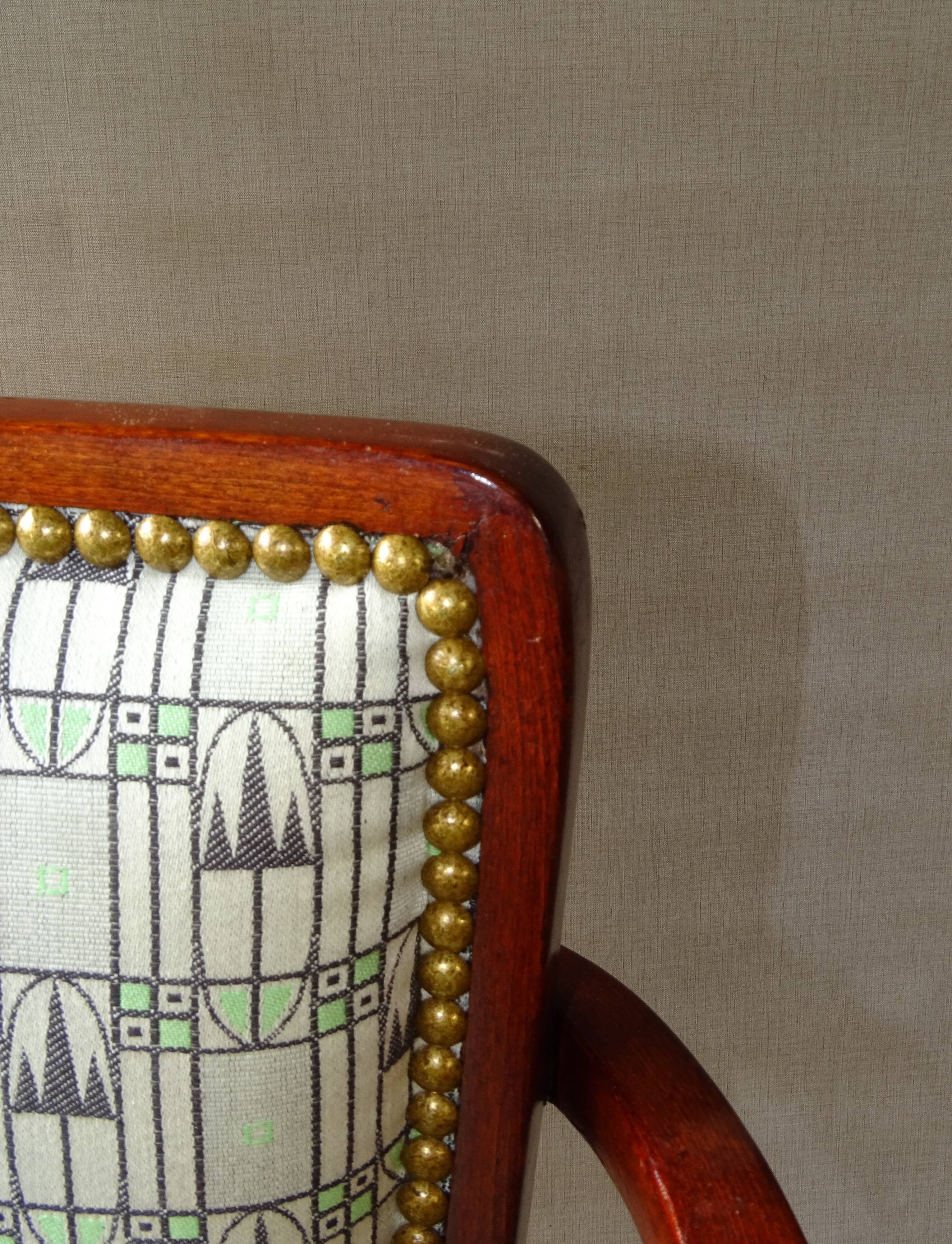 Kohn Armchair No. 719, Vienna Secession 1905 (Siegel /Moser)