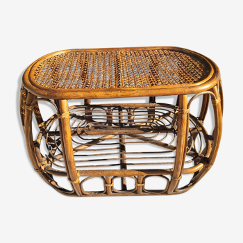 Rattan low cup