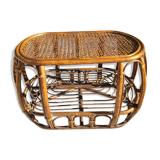 Tasse basse en rotin
