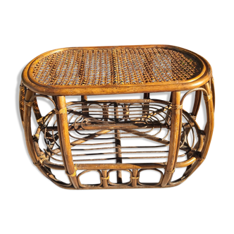 Rattan low cup