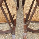 Pair of rustic Provençal armchairs