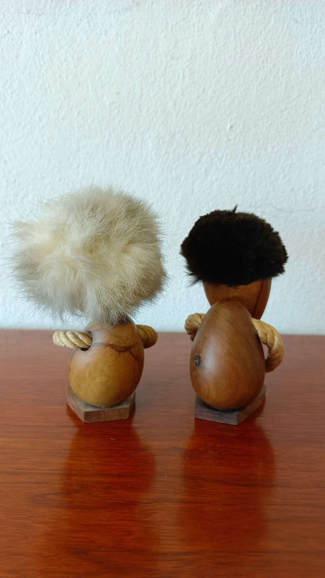 Teak figurines