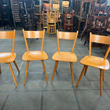 Suite of 4 Scandinavian chairs