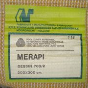 Holland rug 1970 space age pop modernist vintage 200 cm x 300 cm