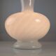 Lampe de table italienne en verre de Murano à double éclairage et laiton, années 1960