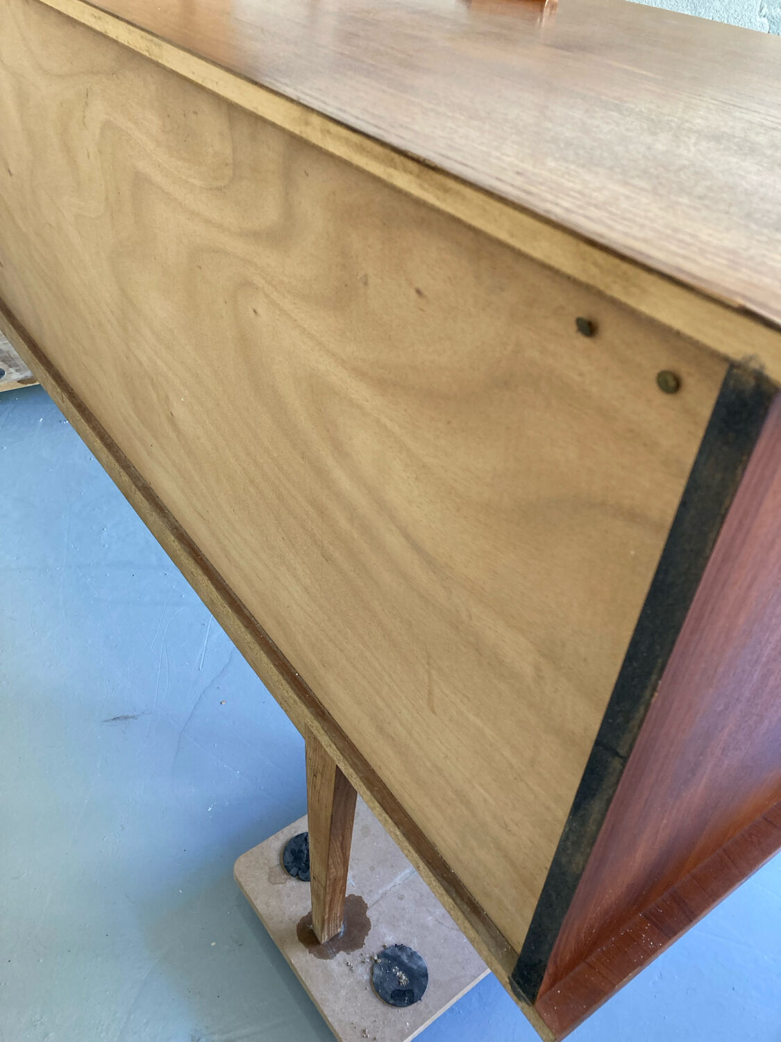 Large vintage teak sideboard