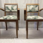 Bridge armchair pair