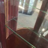 Louis xvi style half-moon silverware display case