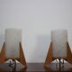Pair of Midcentury Table Lamps, Rockets, Pokrok Zilina, 1970s