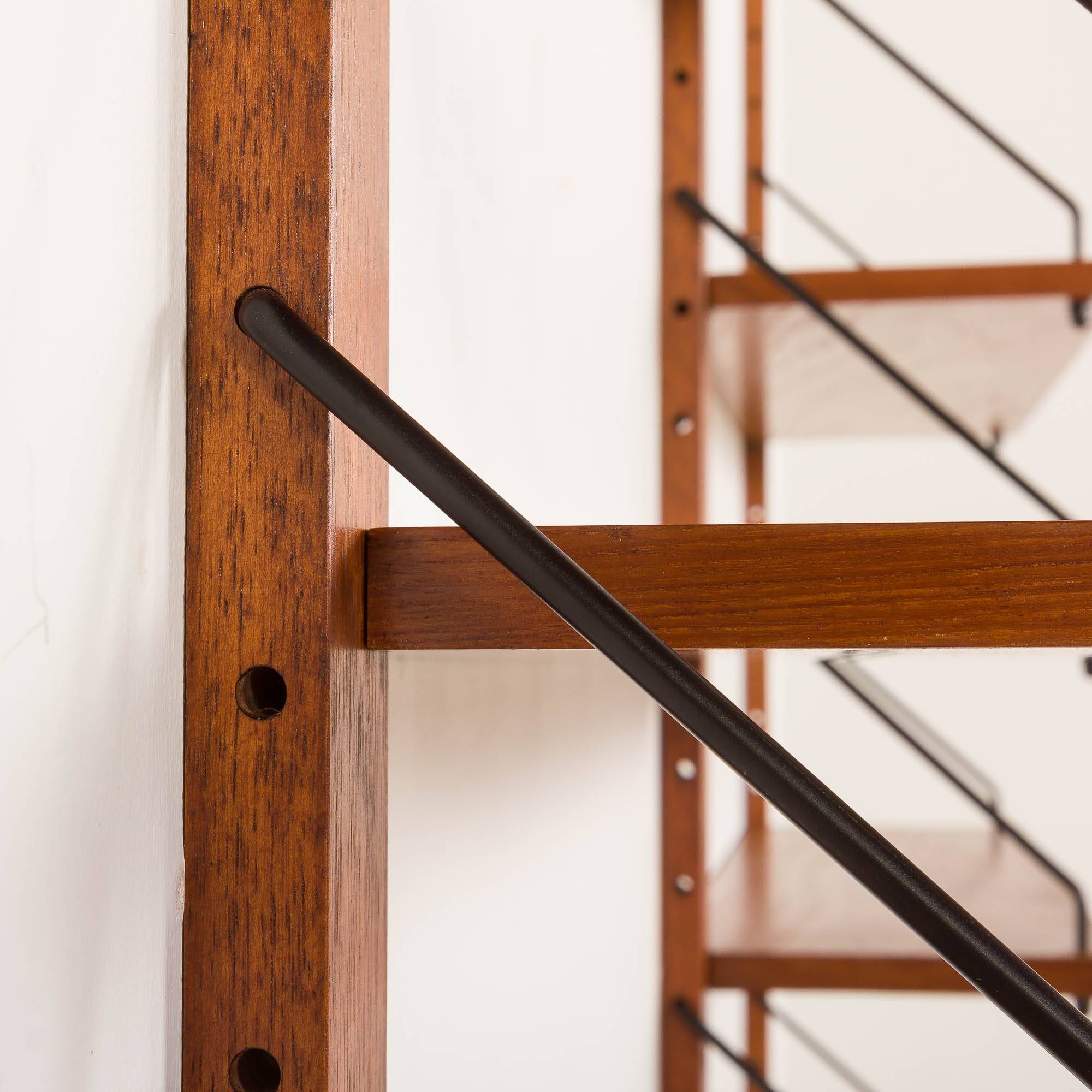 Danish teak bookcase, 1960s