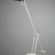 Minimalist White Adjustable Desk Lamp by Massive, Belgium — 1980s