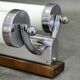 Large Art Deco Chrome and Glass Wall Light, Czechoslovakia