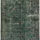 Hand-knotted antique oriental 1970s 154 cm x 237 cm blue carpet