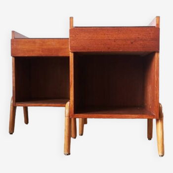 pair of bedside tables from the 1950s-1960s