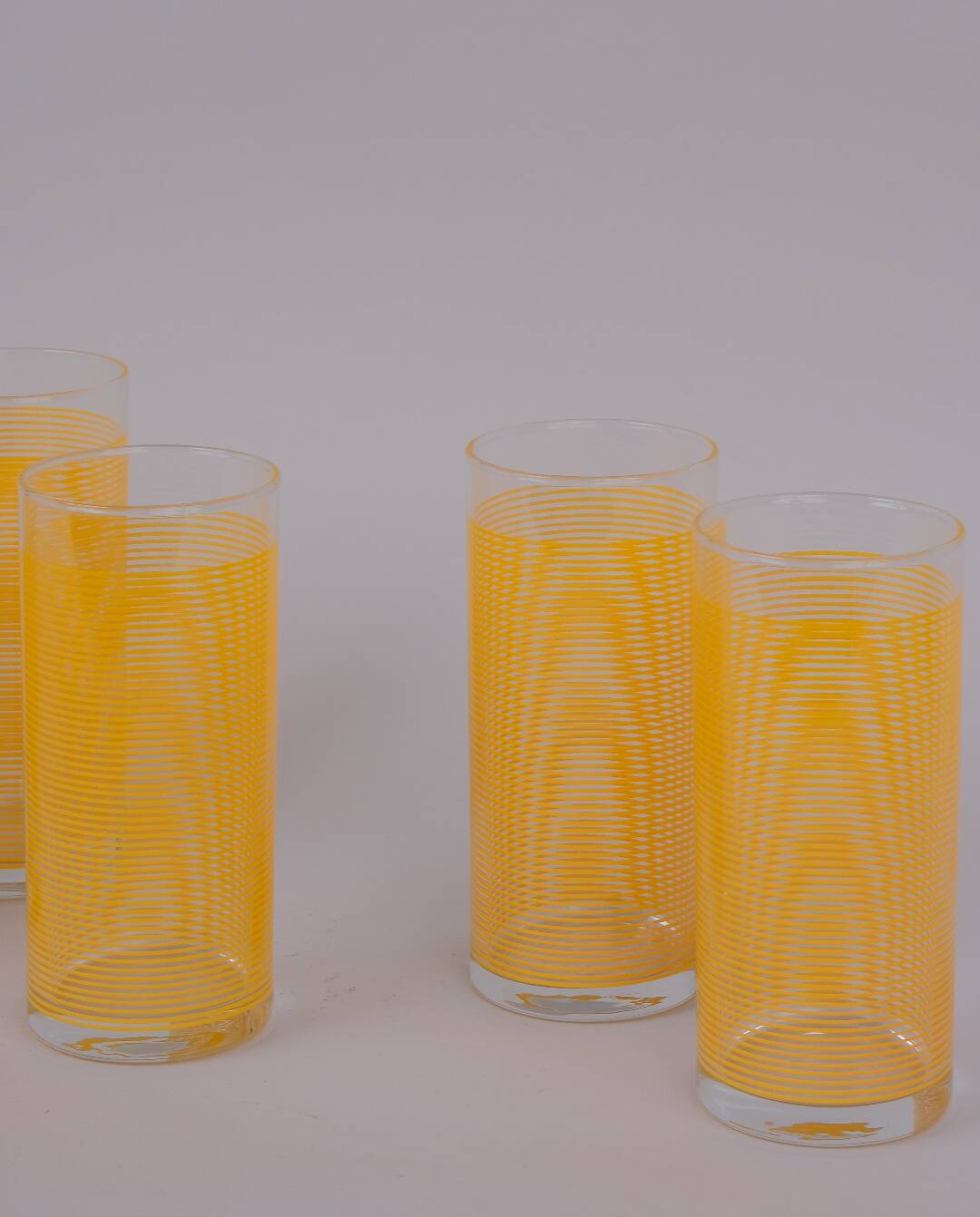 Lemonade glasses x6