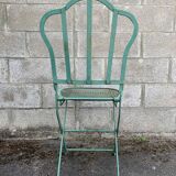 Set of 2 folding garden chairs XIXth