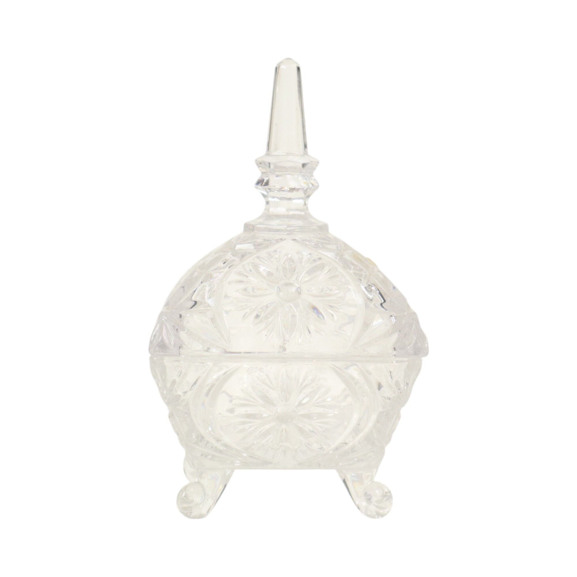 Vintage Crystal Bonbonniere Candy Dish West Germany