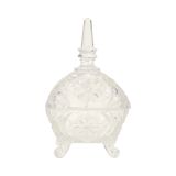 Vintage Crystal Bonbonniere Candy Dish West Germany