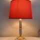 Marble and metal lamp