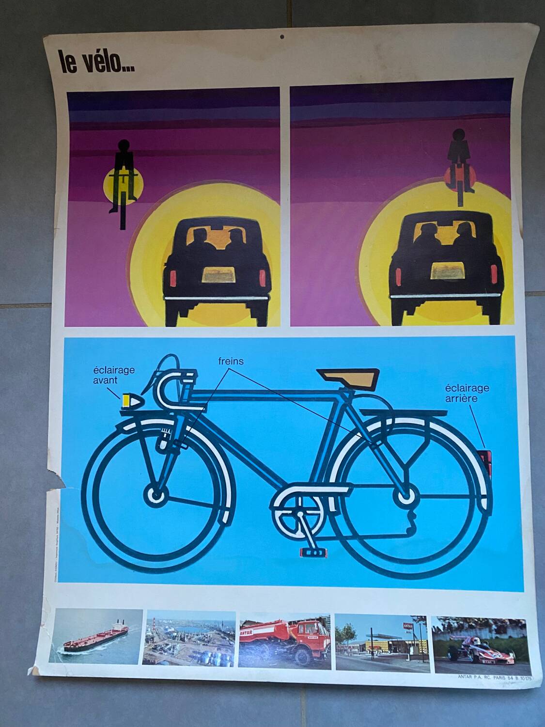 Lot de 16 affiches pédagogiques sur la sécurité routière