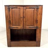 Small antique rustic wardrobe, circa 1880