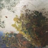 Landscape autumn at dusk