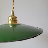 Enamelled sheet metal suspension