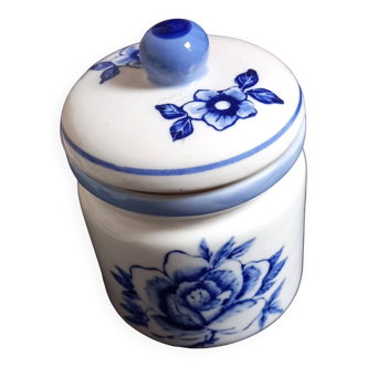 Ceramic Floral Lidded Pot