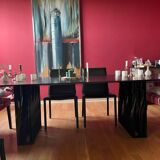 Italian design black beech table