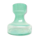 Modernist candle holder, glass, Poland, 1970s
