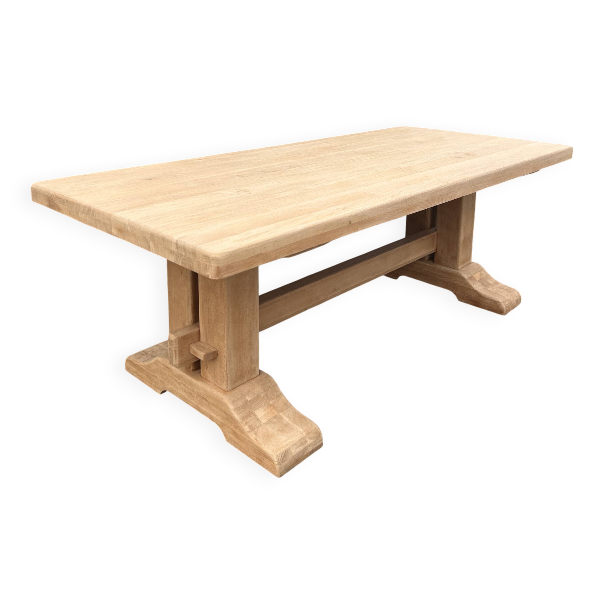 Renovated solid oak monastery table