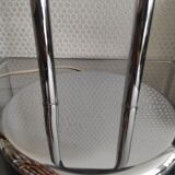Ikea Chrome mushroom lamp designed by Robert Sonneman
