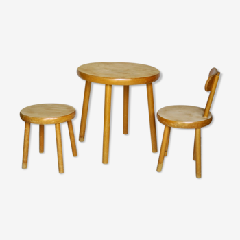 Set of 3 children's furniture