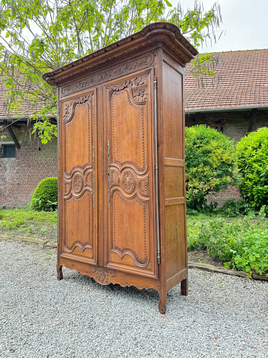 Norman Oak Wardrobe XVIII Eme Century